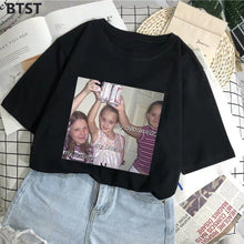 Load image into Gallery viewer, My Anxiety My Brain My Depression T Shirt Casual Polyester Graphic Tees Women O-Neck Kawaii Women Clothes 2019 Vintage Tops
